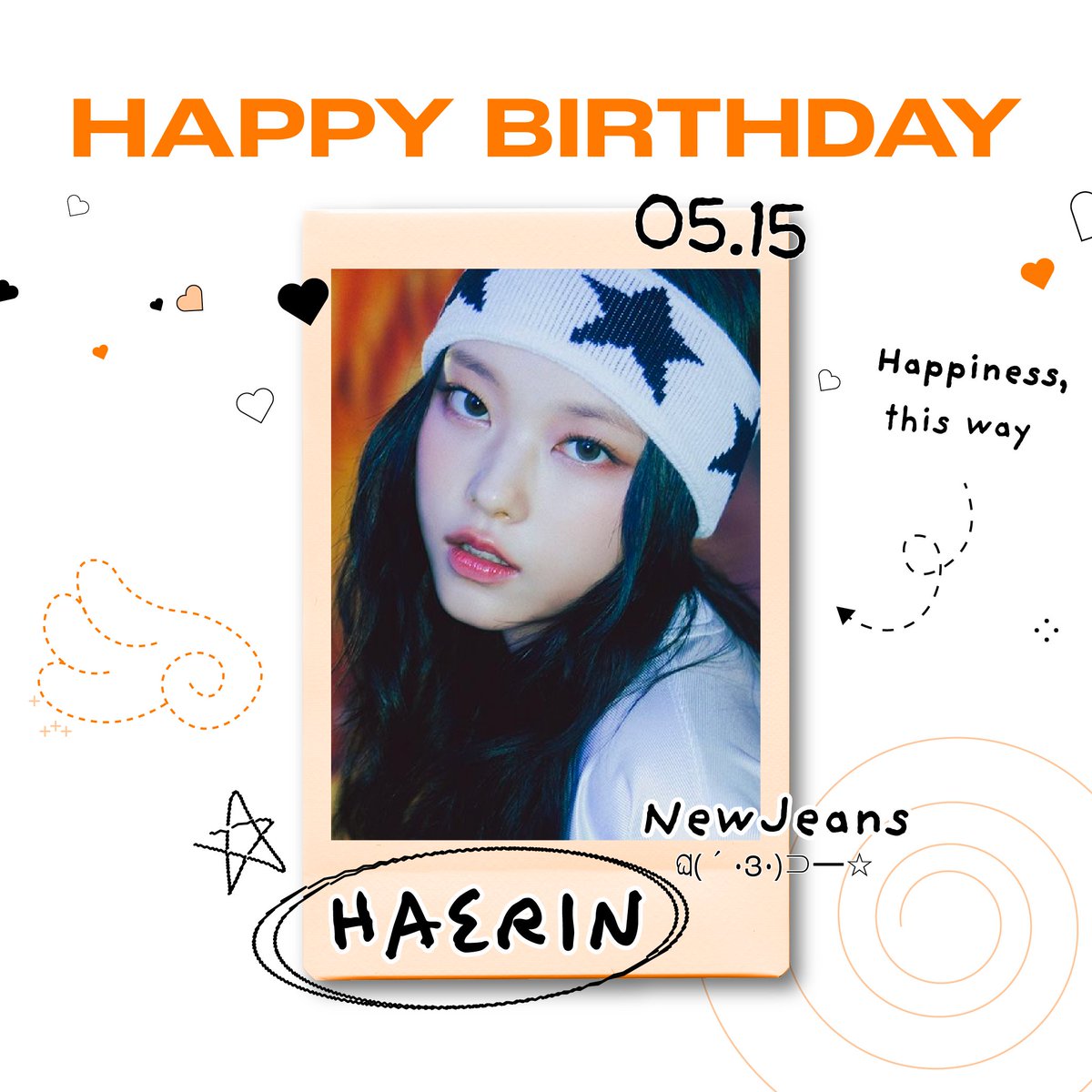 🎉2025.05.15
🎂Happy Birthday #HAERIN🎂

#HAPPY_BIRTHDAY_HAERIN
#HAPPY_HAERIN_DAY

<a href="/NewJeans_ADOR/">NewJeans</a> #NewJeans #KangHaerin #Bunnies #STARPLAY