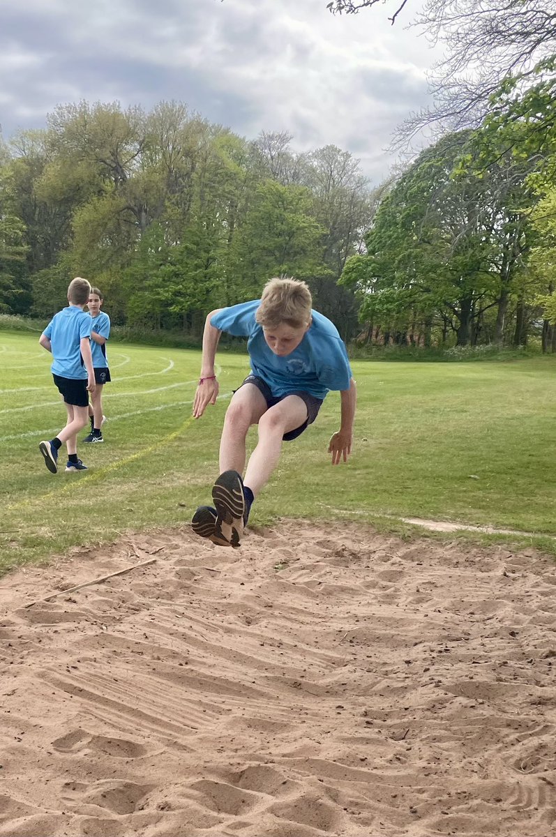 BelhavenSport's tweet photo. Our athletics programme is underway with all pupils having athletics once a week 🏃‍♂️ in addition to their cricket sessions &amp; swimming in PE.
#BeActive
#BeChallenged https://t.co/K1cd6sqJbY