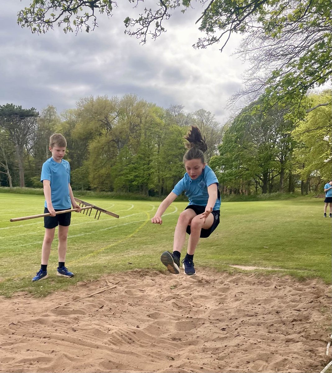 BelhavenSport's tweet photo. Our athletics programme is underway with all pupils having athletics once a week 🏃‍♂️ in addition to their cricket sessions &amp; swimming in PE.
#BeActive
#BeChallenged https://t.co/K1cd6sqJbY