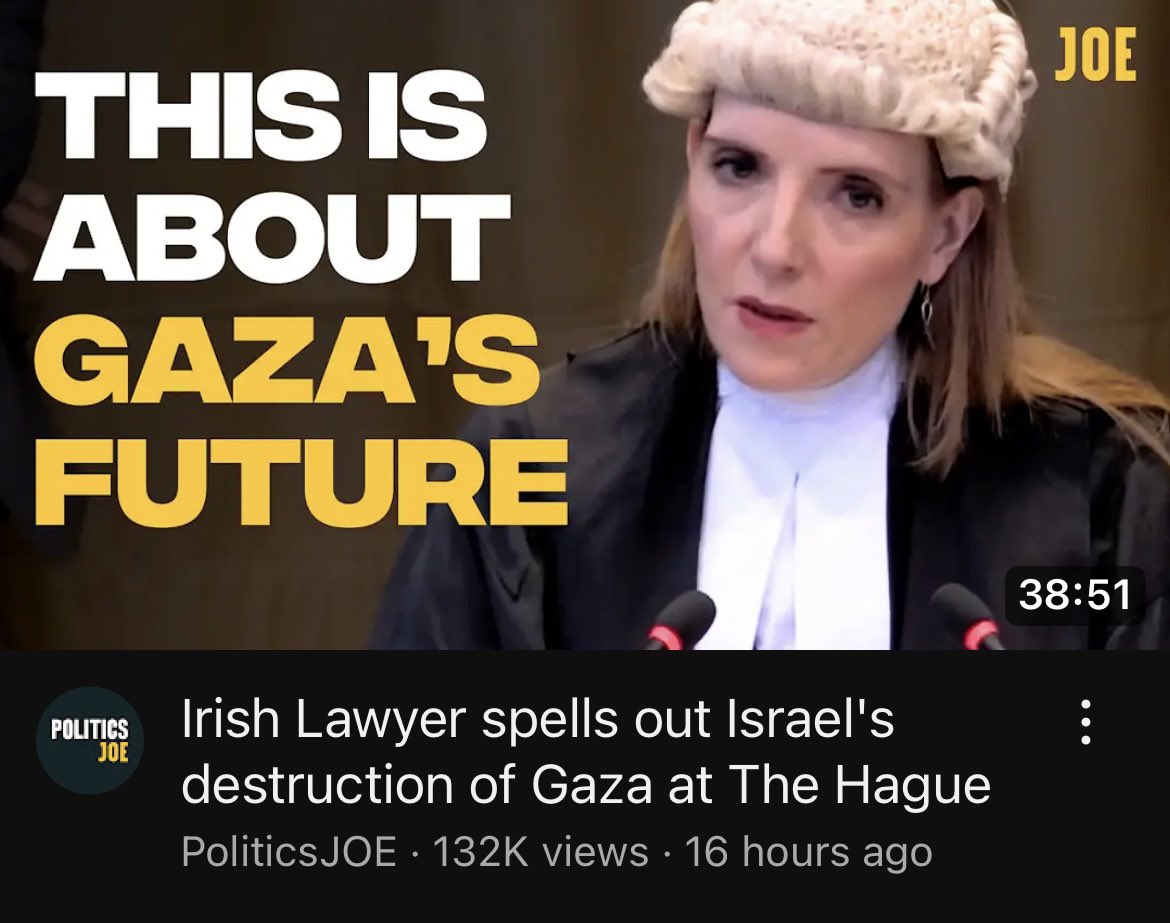 Jeanette Lowe @jeanettelowe.bsky.social (@jeanette_lowe) on Twitter photo My goodness.. this is chilling listening. But needs to be heard. And coming from The Hague #thehague Just impossible to understand how one group of people can do this to another. Living history before our eyes. #Gaza #irishartistaforgaza <a href="/EmpirePodUK/">Empire Podcast</a> youtu.be/CP4FR5fYeQ4?si… My goodness.. this is chilling listening. But needs to be heard. And coming from The Hague #thehague Just impossible to understand how one group of people can do this to another. Living history before our eyes. #Gaza #irishartistaforgaza <a href="/EmpirePodUK/">Empire Podcast</a> youtu.be/CP4FR5fYeQ4?si…