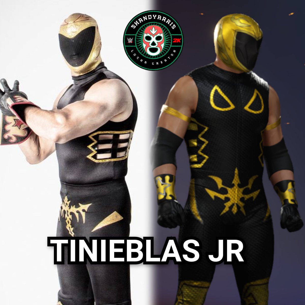 Andyh106Y's tweet photo. NOW UPLOADED TO COMMUNITY CREATIONS!
@StarBlackCMLL
#tinieblasjr
#lapark
#laparkjr
#elhijodelapark
SEARCH TAG: SKANDYARRIS106
XBOX SERIES X/S & PS5 https://t.co/N8aDs6ufnj