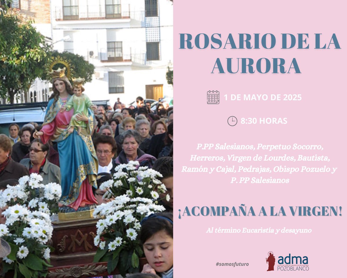 ROSARIO DE LA AURORA

#salesianos #mariaauxiliadora #adma