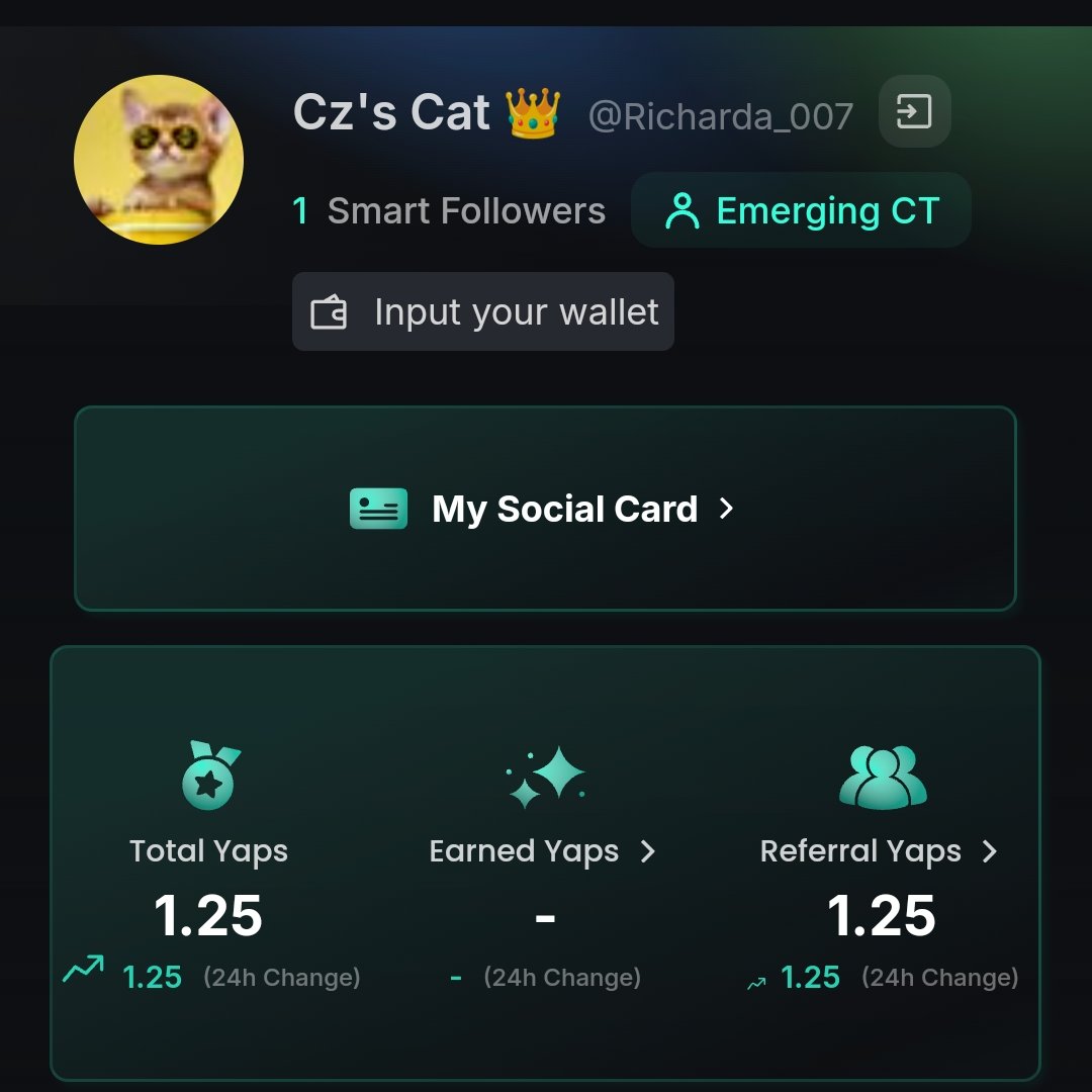 Richarda_007's tweet image. GM Champions of Web3! ☀️
The signal is LOUD,The movement is REAL

gKaito 🌊 | gMito | gSomnia | gQuai | gNovas

ALL officially locked in with @KaitoAI the future of on-chain research and AI-driven insight!

#KaitoAI #Web3Intelligence #YapsOnly #LegendsUnite #AIxWeb3