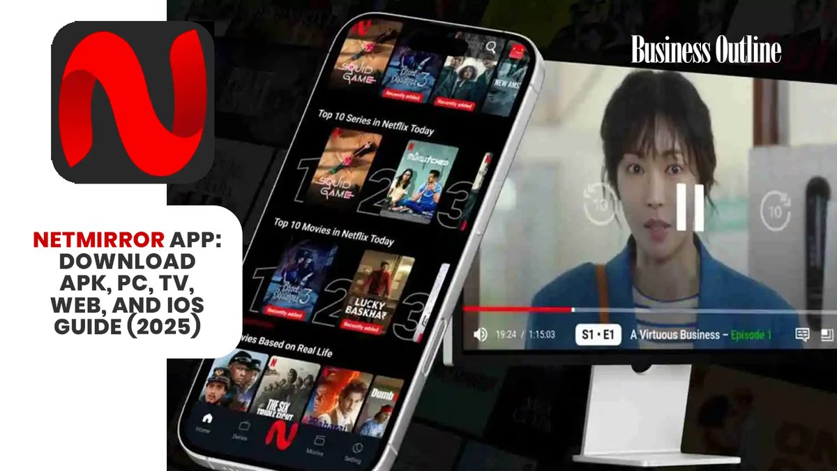 BuisnessOutline's tweet image. Download the latest NetMirror APK for Android, PC, TV, Web, and iOS in 2025. Get the full guide and start screen sharing like a pro today! 

Read more:
businessoutline.in/netmirror-app-…

#netmirror #netmirrorapp #netmirrorapk #netmirrordownload #screenmirroring #mirroringapp #apkmirror