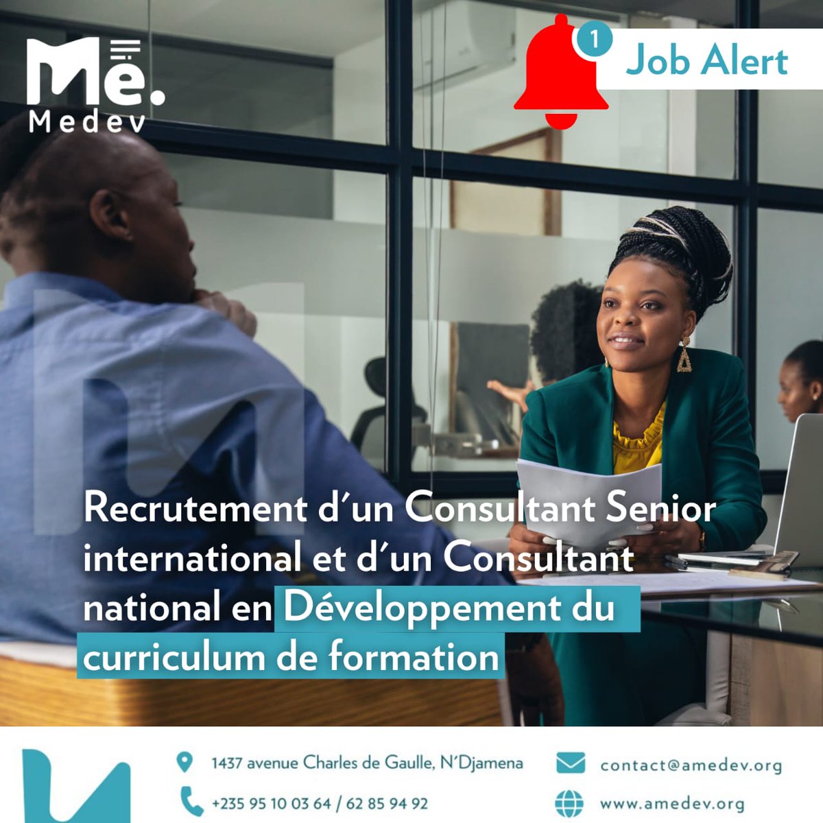 MEDEV (@medevorg) on Twitter photo 📢 MEDEV recrute !
- Consultant senior international
- Consultant national
Objectif : Développer un programme de formation certifiante en journalisme, fact-checking & communication.
📩 Candidature → contact@amedev.org
🗓️ Clôture : 14 mai 2025
👉TDR : bit.ly/MEDEV_DevCurrF… 📢 MEDEV recrute !
- Consultant senior international
- Consultant national
Objectif : Développer un programme de formation certifiante en journalisme, fact-checking & communication.
📩 Candidature → contact@amedev.org
🗓️ Clôture : 14 mai 2025
👉TDR : bit.ly/MEDEV_DevCurrF…