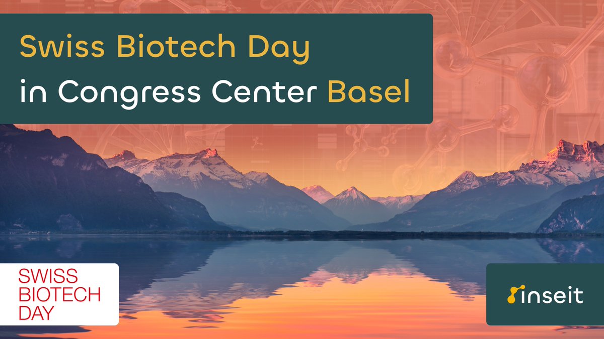 inSEIT (@inseitbiotech) on Twitter photo We're attending #SwissBiotechDay in #Basel, May 5β6!
Our CEO <a href="/DRou6/">David Roura</a>  will pitch during the <a href="/NucleateHQ/">Nucleate</a>  session on May 5 π 4:45 PM.
Learn how weβre advancing #biocatalysis through smart #enzymeimmobilization.
#sustainability #biotech #innovation #greenchemistry We're attending #SwissBiotechDay in #Basel, May 5β6!
Our CEO <a href="/DRou6/">David Roura</a>  will pitch during the <a href="/NucleateHQ/">Nucleate</a>  session on May 5 π 4:45 PM.
Learn how weβre advancing #biocatalysis through smart #enzymeimmobilization.
#sustainability #biotech #innovation #greenchemistry