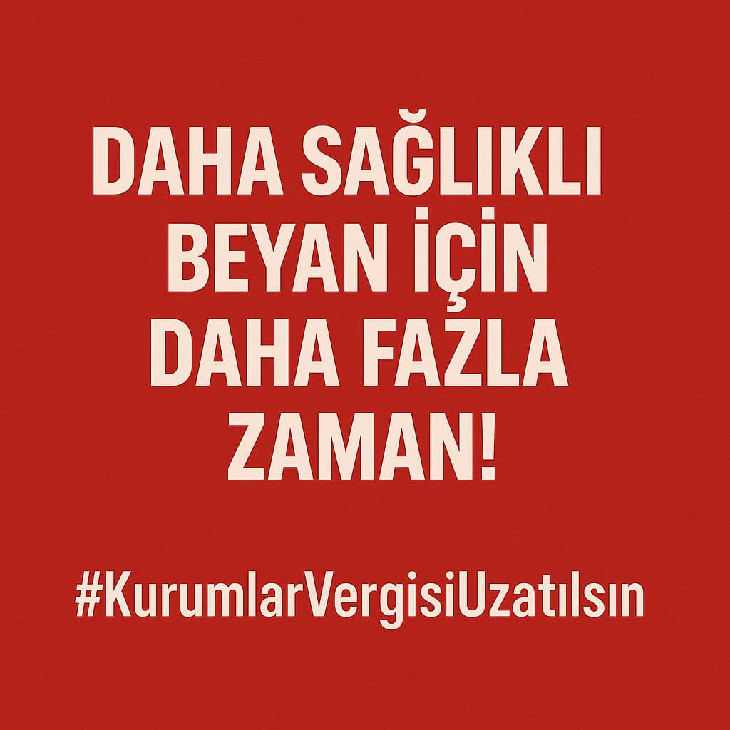 SMMMEbruGenctrk's tweet photo. @HaberturkTV @memetsimsek 130.000 Mali müşavir uzatma bekliyor.  #KurumlarVergisiUzatılsın 
#KurumlarVergisiUzatılsın 
#KurumlarVergisiUzatılsın https://t.co/xP0GmdEHzO