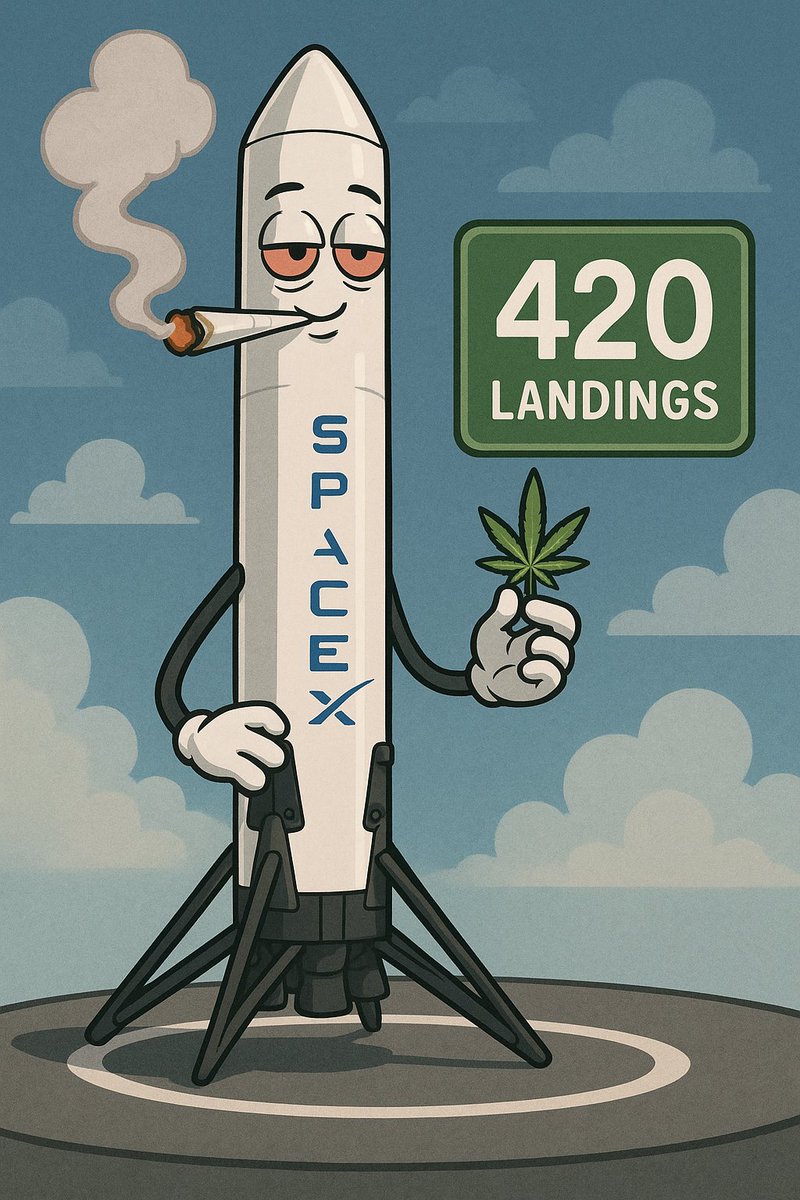 Congratulations SpaceX on 420 landings!