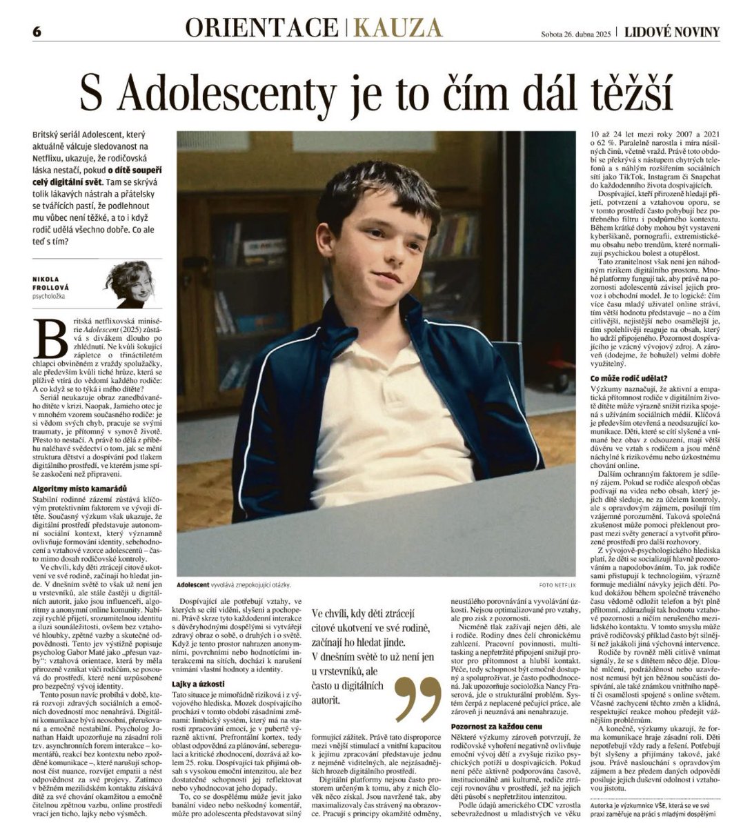 Nikola Frollová tweet media