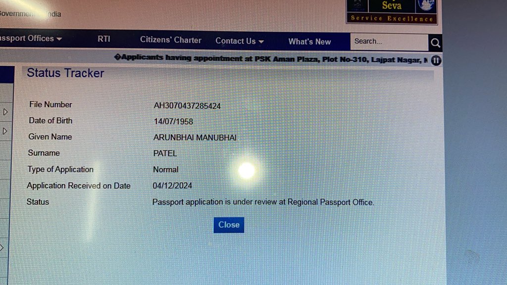 kapatel1516's tweet photo. my father passport Renewal panding From last 6 months  which file number AH3070437285424 as i have visited passport center vadodra and all the time they informed to check with ahemdabad officepls look into this and update on priority @rpoahmedabad @DrSJaishankar @passportsevamea https://t.co/mVwYzGqlwj