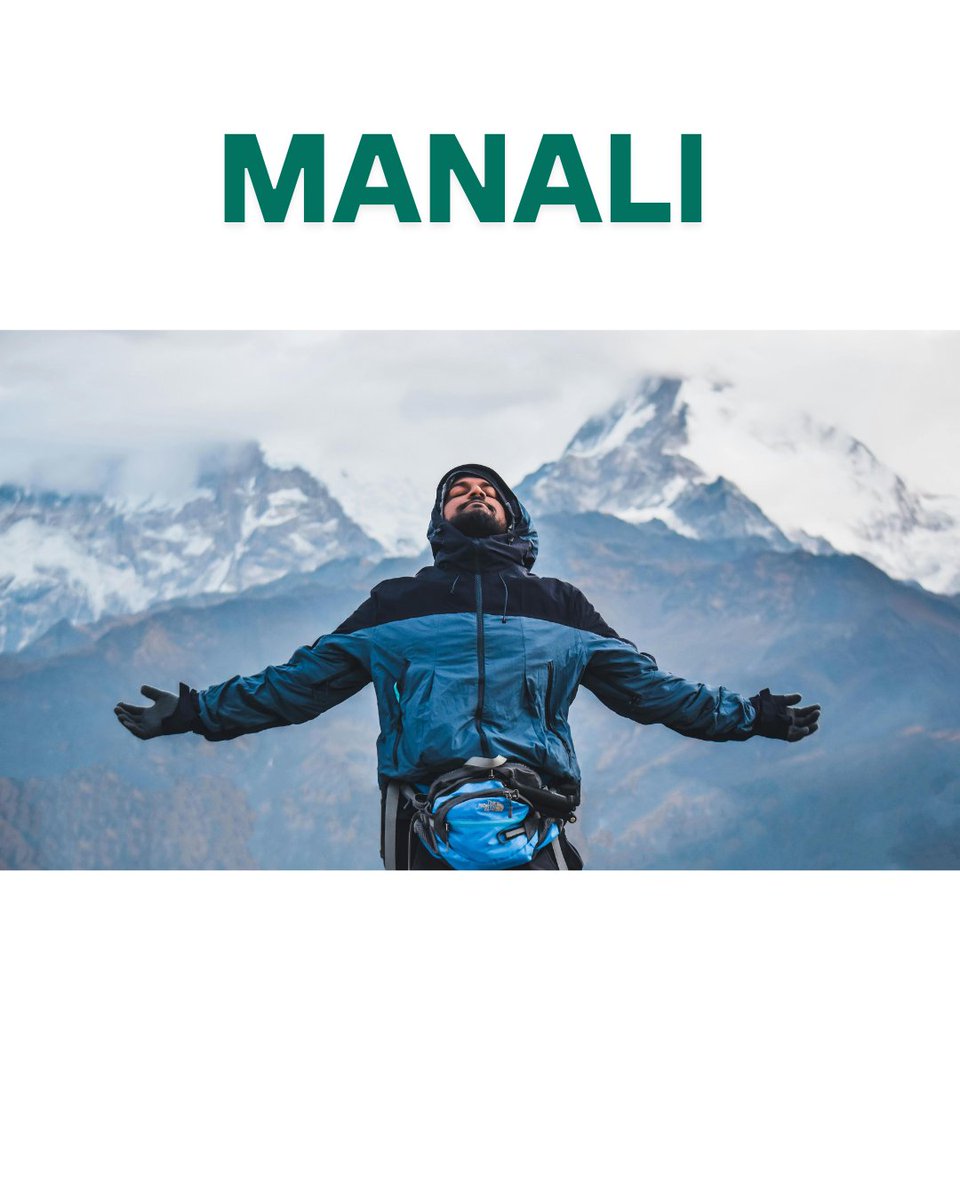 Manali: Where Nature Meets Adventure 
From ziplining to zorbing, Manali is summer adventure central.
📅 Plan your long weekend escape now—nature, culture, and adrenaline await!
#ManaliMagic #LongWeekendTrip #MyTravalyExperience