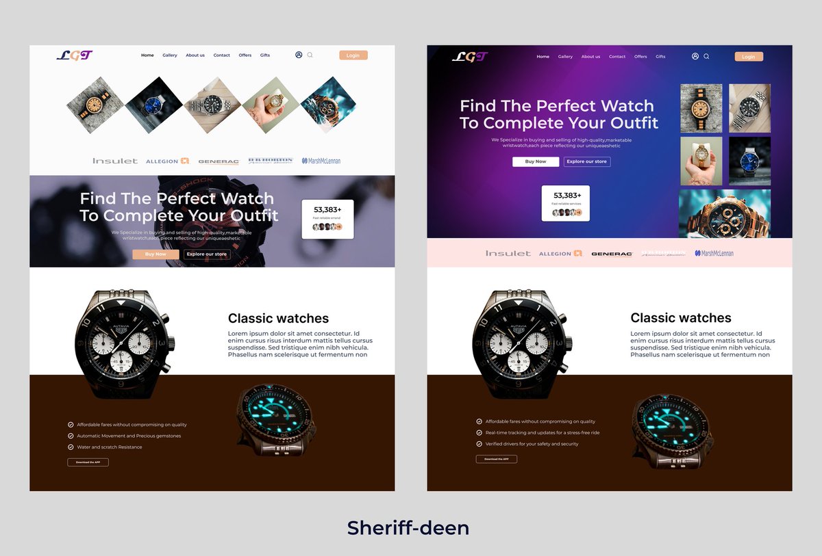 sheriff__UIUX's tweet image. I designed a wristwatch landing page 
Solid or gradient ?
Kindly leave a comment 
#ProductDesign #landingpageDesign  #UIUXDesign