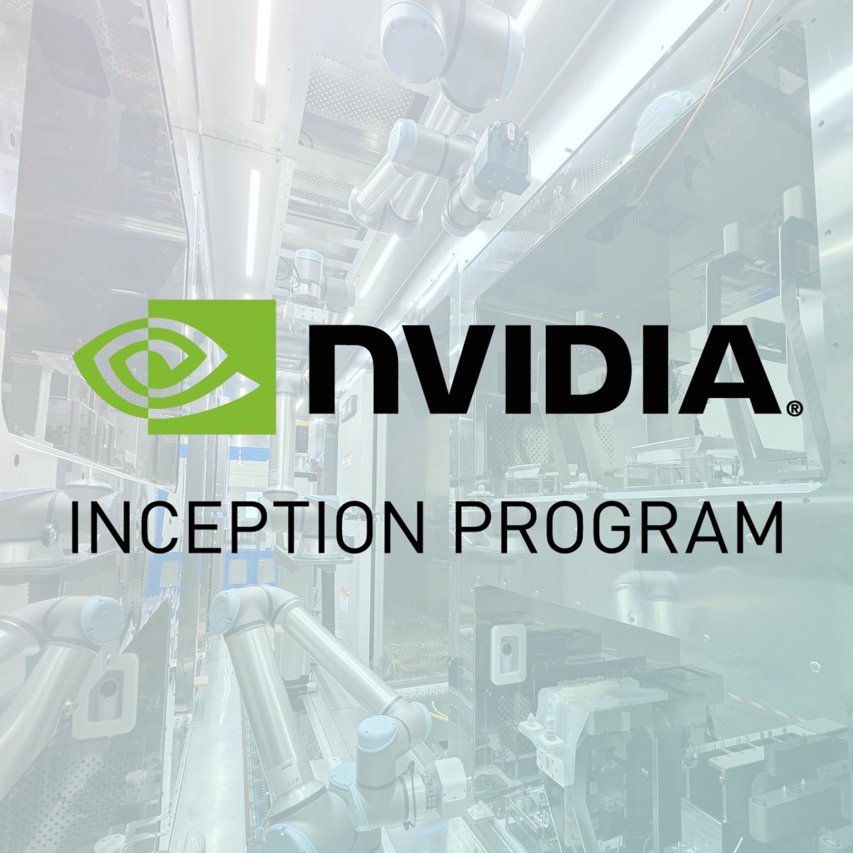 Excited to announce we've joined the NVIDIA Inception Program!

We at <a href="/multiplylabs/">Multiply Labs</a> are combining NVIDIA's cutting-edge AI with our robotic pharma expertise to accelerate affordable, scalable next-gen therapies. 

The future of biomanufacturing is robotic!

#robotics #nvidia