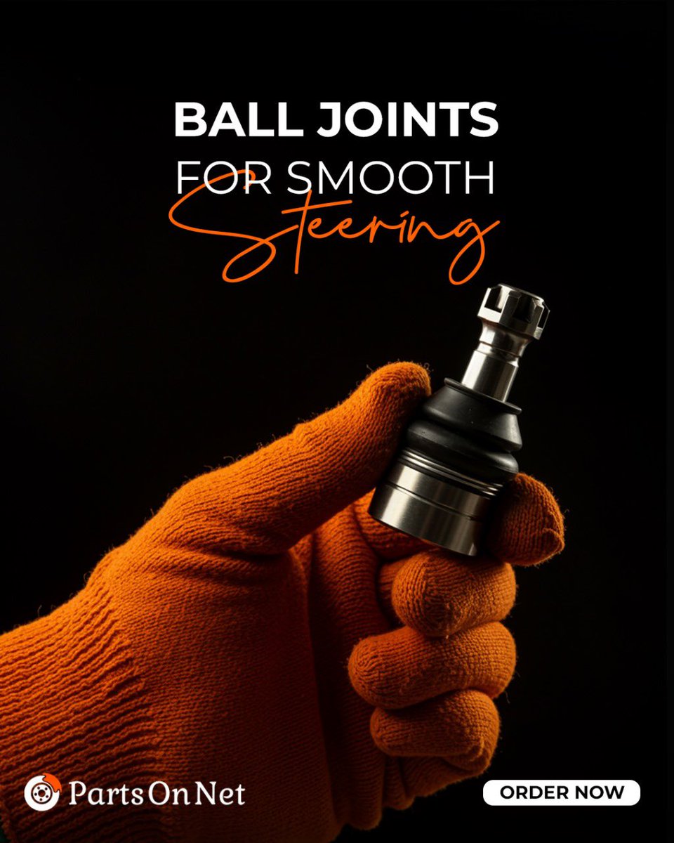 PartsOnNet's tweet photo. Smooth steering starts with the right ball joints!
Upgrade your ride with premium-quality ball joints designed for durability and precision.
Available now at PartsOnNet — Order today and drive with confidence!
#BallJoints #CarParts #AutoRepair #SmoothSteering #PartsOnNet #CarMai https://t.co/kn0d7rjTln