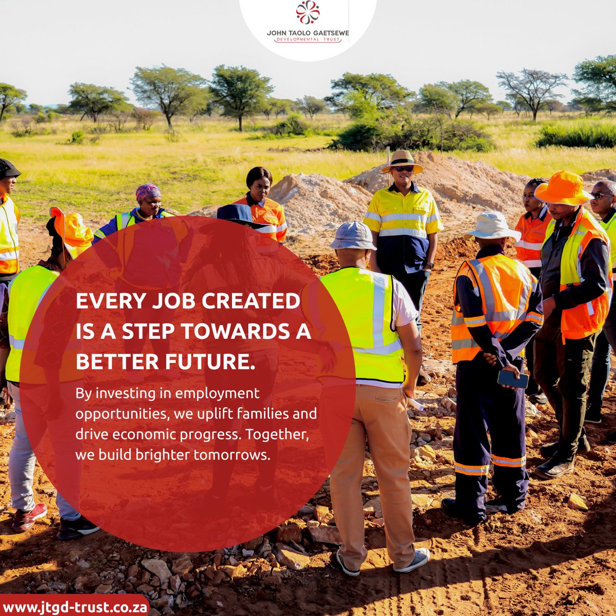 Sustainable communities are built through job creation and economic empowerment. We believe that creating jobs and equipping individuals with the tools to succeed is the heartbeat of thriving communities.
