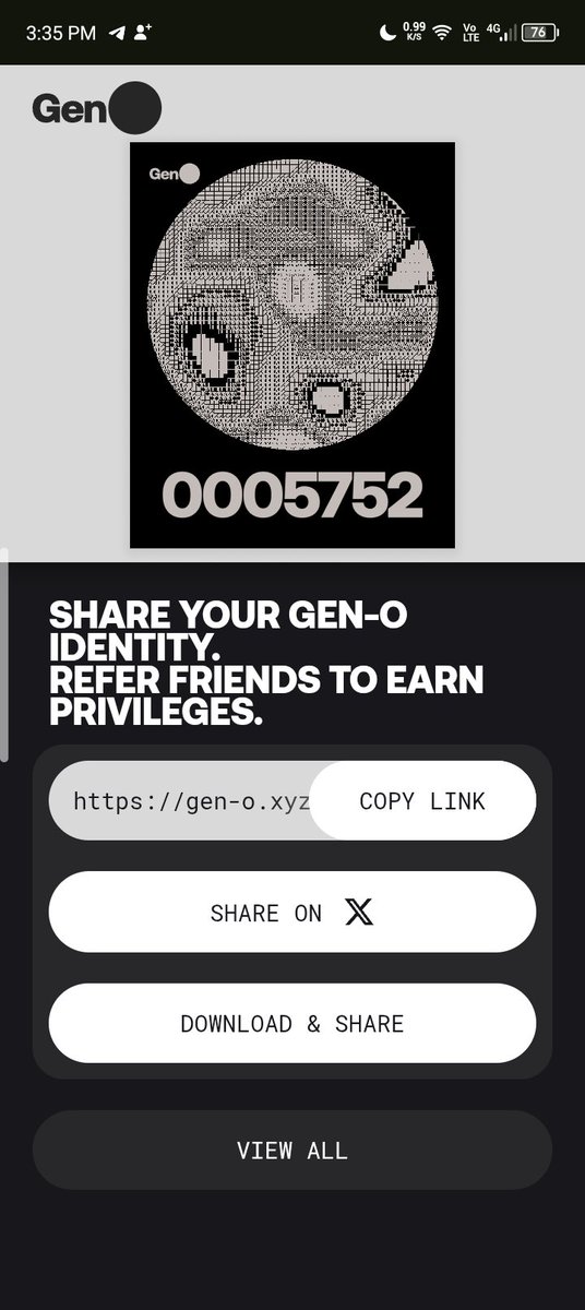 No rules, No roadmaps. We are Gen-O. Privileges reserved for early adopters. Use my link to join: gen-o.xyz/ids/DoMjYULC5t…