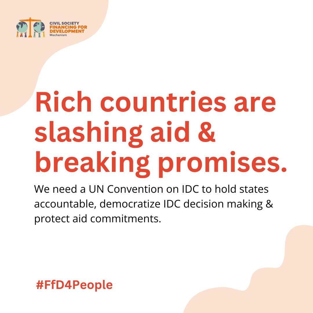 The UN must reclaim leadership in global economic governance. The future of international financial architecture must be universal, inclusive, and rights-based. #FfD4 #FfD4People