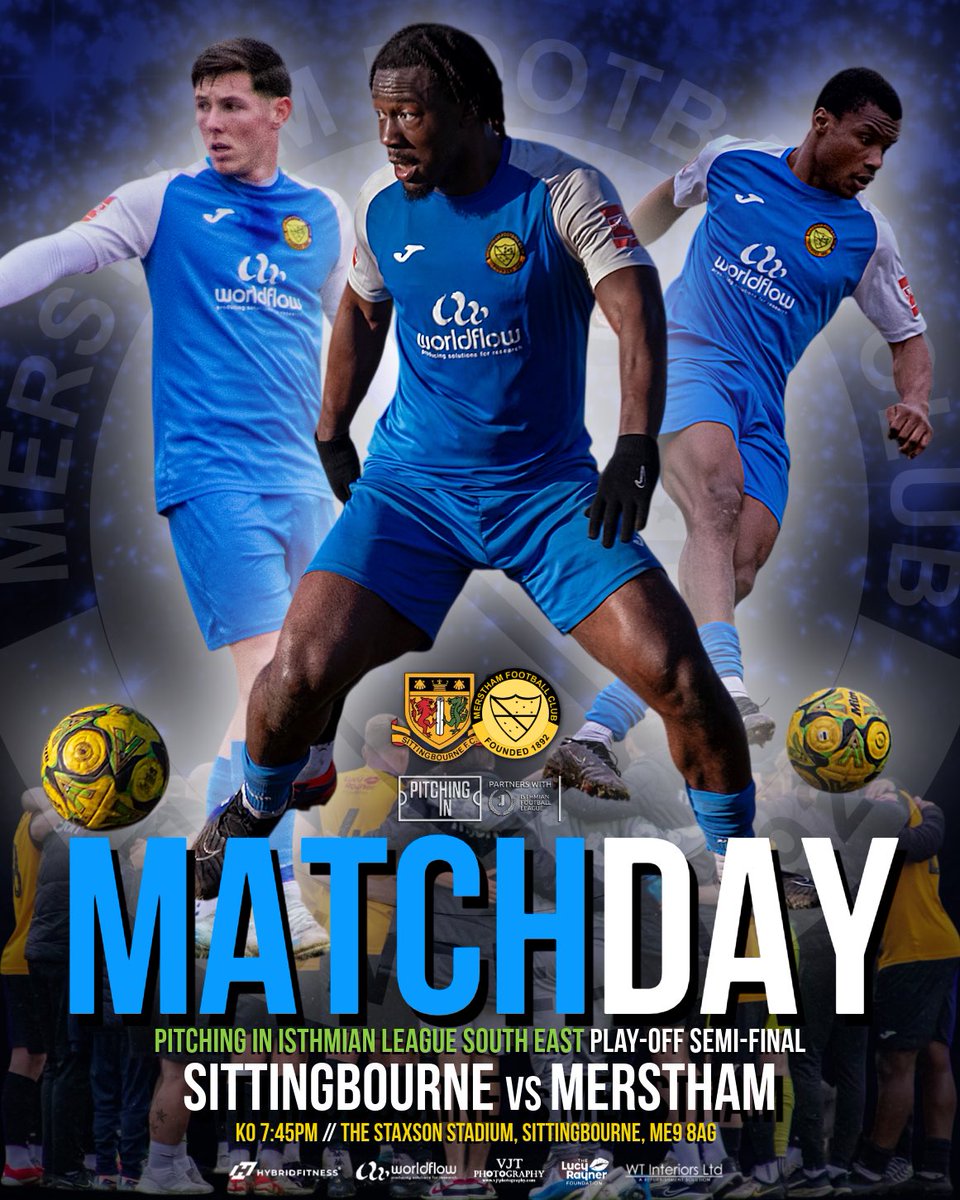 𝗠𝗔𝗧𝗖𝗛𝗗𝗔𝗬 | 𝗙𝗢𝗥 𝗧𝗛𝗘 𝗕𝗔𝗗𝗚𝗘. 👊

This is it.
One night. One team. One chance to make history.

Raise the roof and back <a href="/JDecruz10/">Jamie Decruz</a>’s Moatsiders away at <a href="/SittingbourneFC/">Sittingbourne FC</a> in the Play-Off Semi-Final.

Buy tickets online until 4pm: ticketsource.co.uk/the-woodstock/…

#COYM 🧡🖤