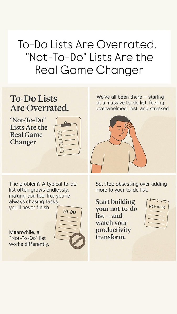 To-Do Lists Are Overrated. "Not-To-Do" Lists Are the Real Game Changer