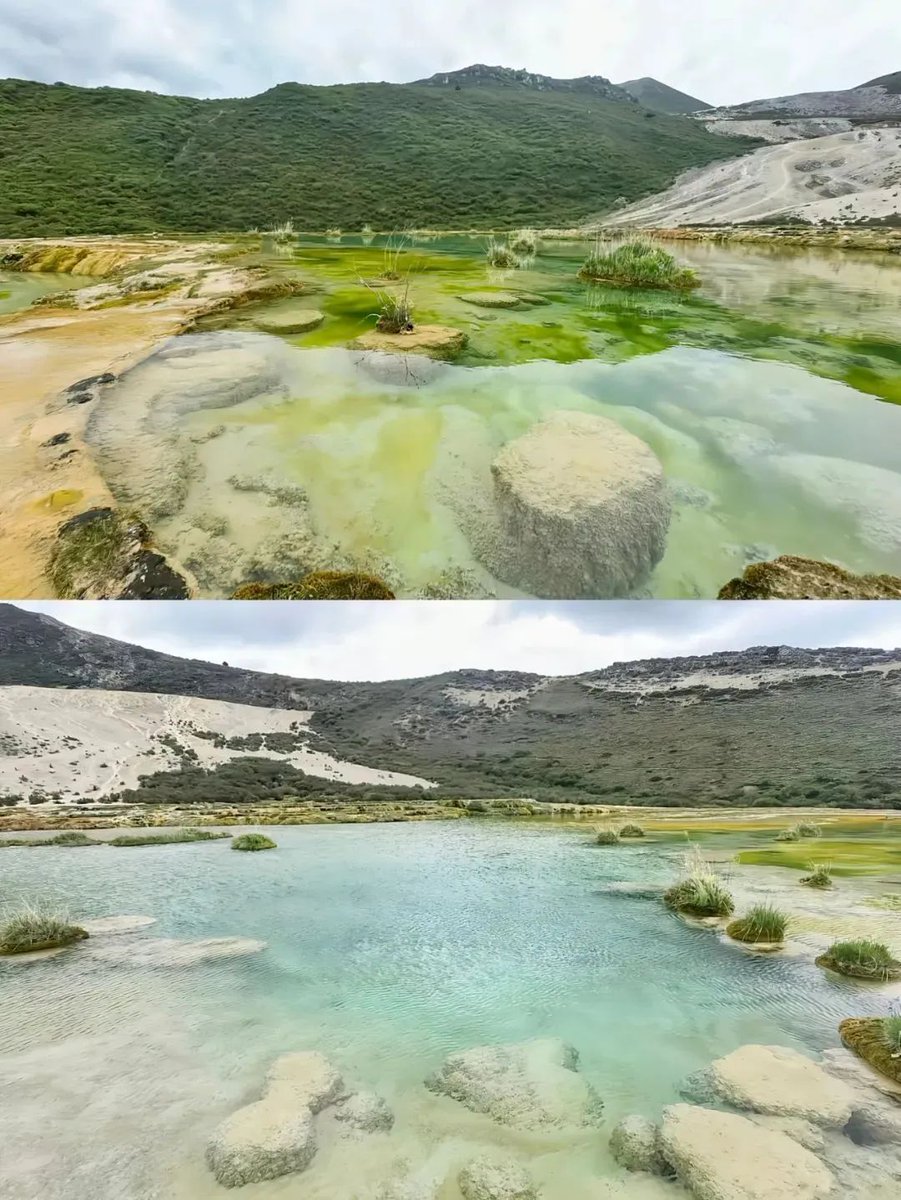 GanziChina's tweet image. Ganzi Road Trip: May Day Special 
Fifth stop: Quanhua Shoal 
📍Yulongxi Village, Gongga Mountain Township, Kangding
Chemical-rich springs create colorful pools—like something out of a fairy tale.
#GanziGuide #SpringTrip #Travel #China #Holiday #MayDay #LaborDay #roadTrip