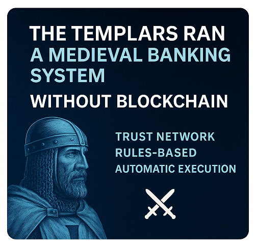From knights to Web3: When trust workd without permission 🏰

Siglo XII. Europa medieval... hasta hoy. 

Sigue el hilo para conocer los nuevos templarios.... ahora llamados Hispax  :-)

#hispax #templars #hispaxthenewtemplars #blokchain