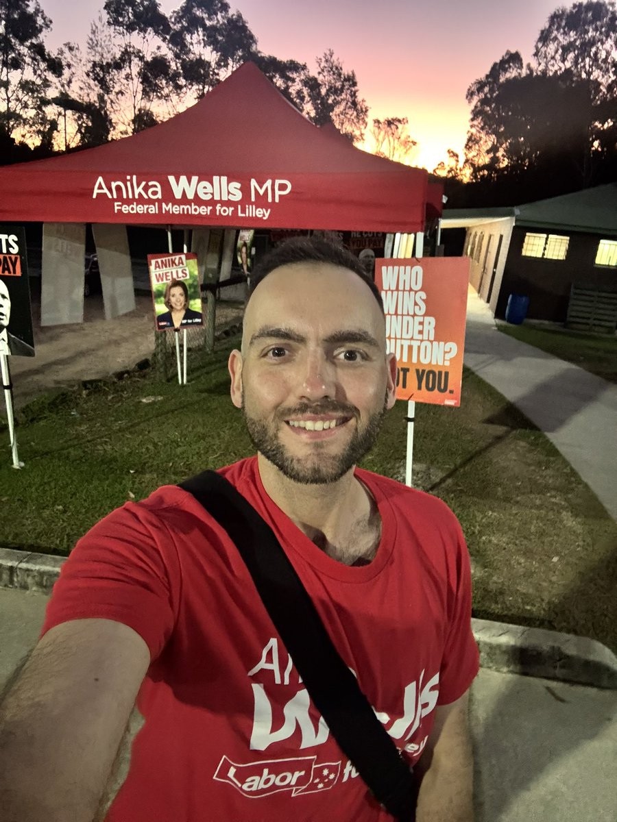 ForteyMatt's tweet photo. Fantastic day prepolling at chermside west today. Lots of enthusiasm for @AnikaWells https://t.co/9Ec0G1PeZs