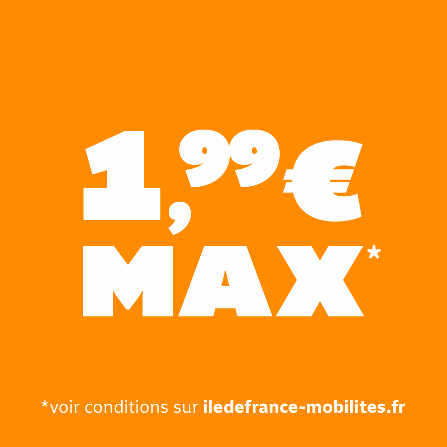 IDFmobilites's tweet image. 📣 1,99€ : c’est le prix d'un ticket pour explorer toute l'Île-de-France ✨
Avec #Navigo Liberté +, vous êtes libre d'aller partout, en toute simplicité !

🤩 Souscription gratuite et sans engagement.
✨ Correspondances offertes entre bus/tram et métro/train/RER.
📲 Bientôt…