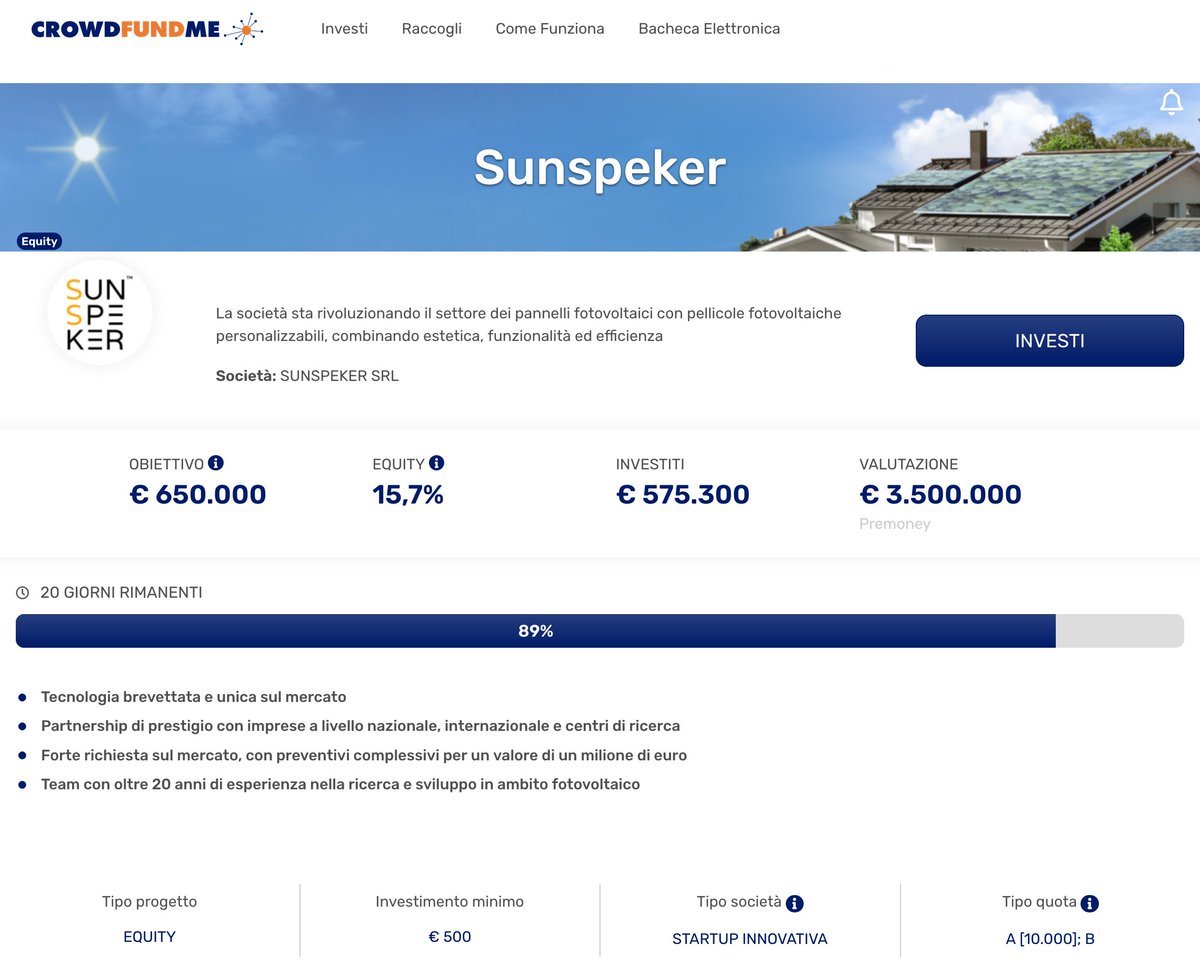 sunspeker's tweet image. #Trisss
Sì, dopo i successi dei 2 #webinar di aprile, 📅 Mercoledì 7 Maggio alle 🕕18:00, torniamo su📍#GoogleMeet per parlare di #crowdfunding (ora all'89%)🔛 crowdfundme.it/projects/sunsp… e di come diventare parte della #TransizioneEnergetica con #SeeBeyond
🔐 forms.gle/zy5Q27HZhKVWsx…