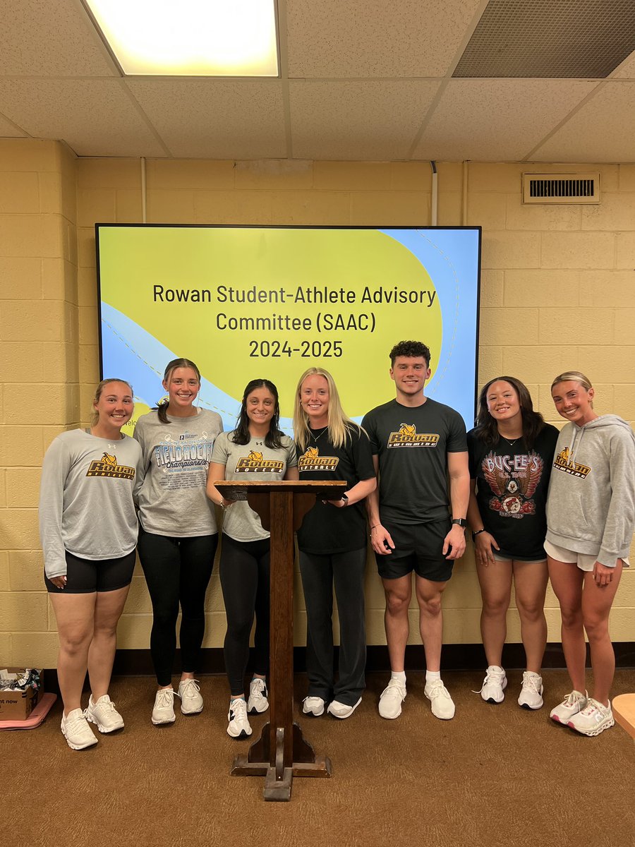 mandyjiangRU's tweet photo. Our last SAAC meeting marks a changing of the guard. Bittersweet to say goodbye to these senior leaders, but proud knowing they left this place better than they found it. 👏🏽

#RowanPROUD https://t.co/SYo1idlUPZ