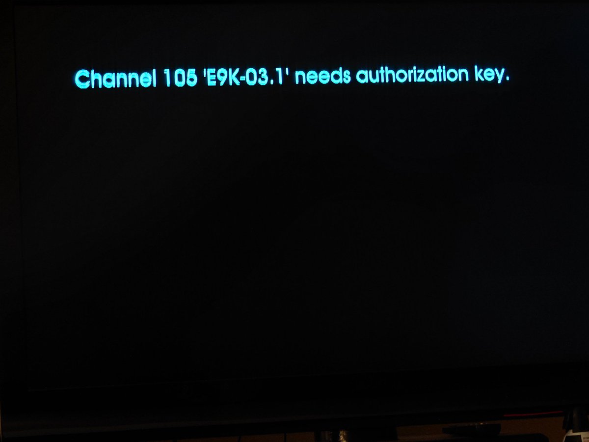MissMahlia's tweet photo. Welp, I wanted to watch the daily show... But DirecTV Stream says no. I don't even know what this nonsense means. Not happy. #DirecTVStream https://t.co/TtIzNi82NC