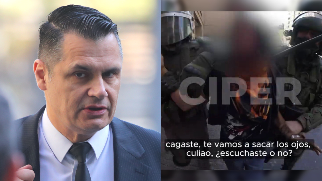 Cooperativa's tweet photo. #CooperativaContigo "Te vamos a sacar los ojos": Revelan videos de Claudio Crespo durante el estallido social https://t.co/7jHP3aub8I https://t.co/46rYSlmW5n