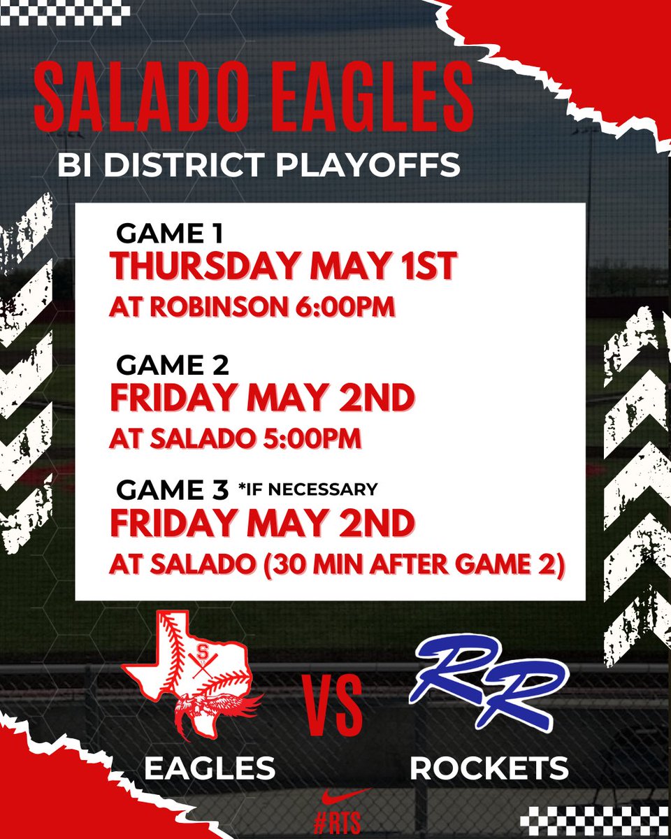 Playoff schedule 
<a href="/4ATxHsBaseball/">4ATxHsBaseball</a>