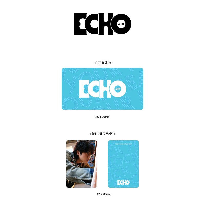 防弾少年団(BTS) - Aladin特典 BTS ジン Echo ホログラムトレカ ブックマーク JIN - ECHO Aladin POB Previews 👀 🎁 Hologram Photocard 🎁 PET