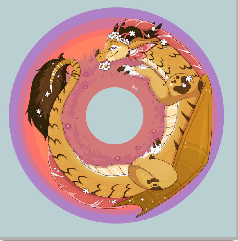 AstralDergin's tweet image. So I’ve got two new squeak projects in the pipeline. Both of which, pending no issues, will be opened to the public.
First, a swim ring! Hopefully to be made through @FactoryCreature. Art by @Symrea_Art. It’s almost done so if ya want one, hmu. Think they’ll be about $50ish.