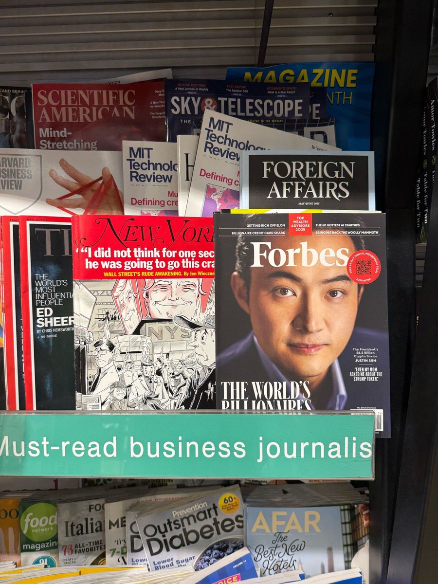 🌍Bìa báo <a href="/justinsuntron/">H.E. Justin Sun 🍌</a> trên <a href="/Forbes/">Forbes</a> đang thống trị thế giới!

👀Bạn thấy  nó ở các sạp báo xung quanh bạn chưa?