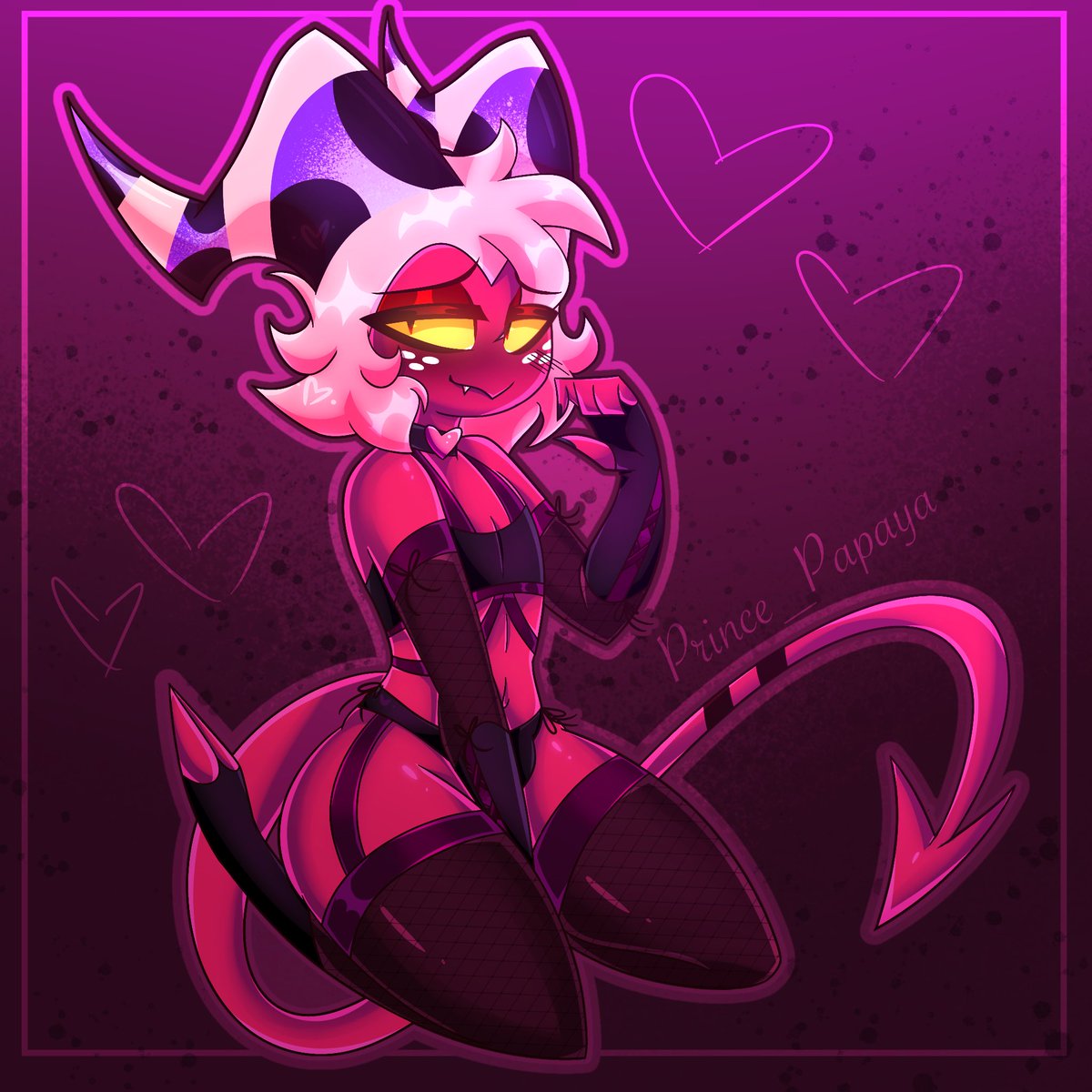 Nother moxxie in lingerie lol 💕🖤

#helluvabossfanart