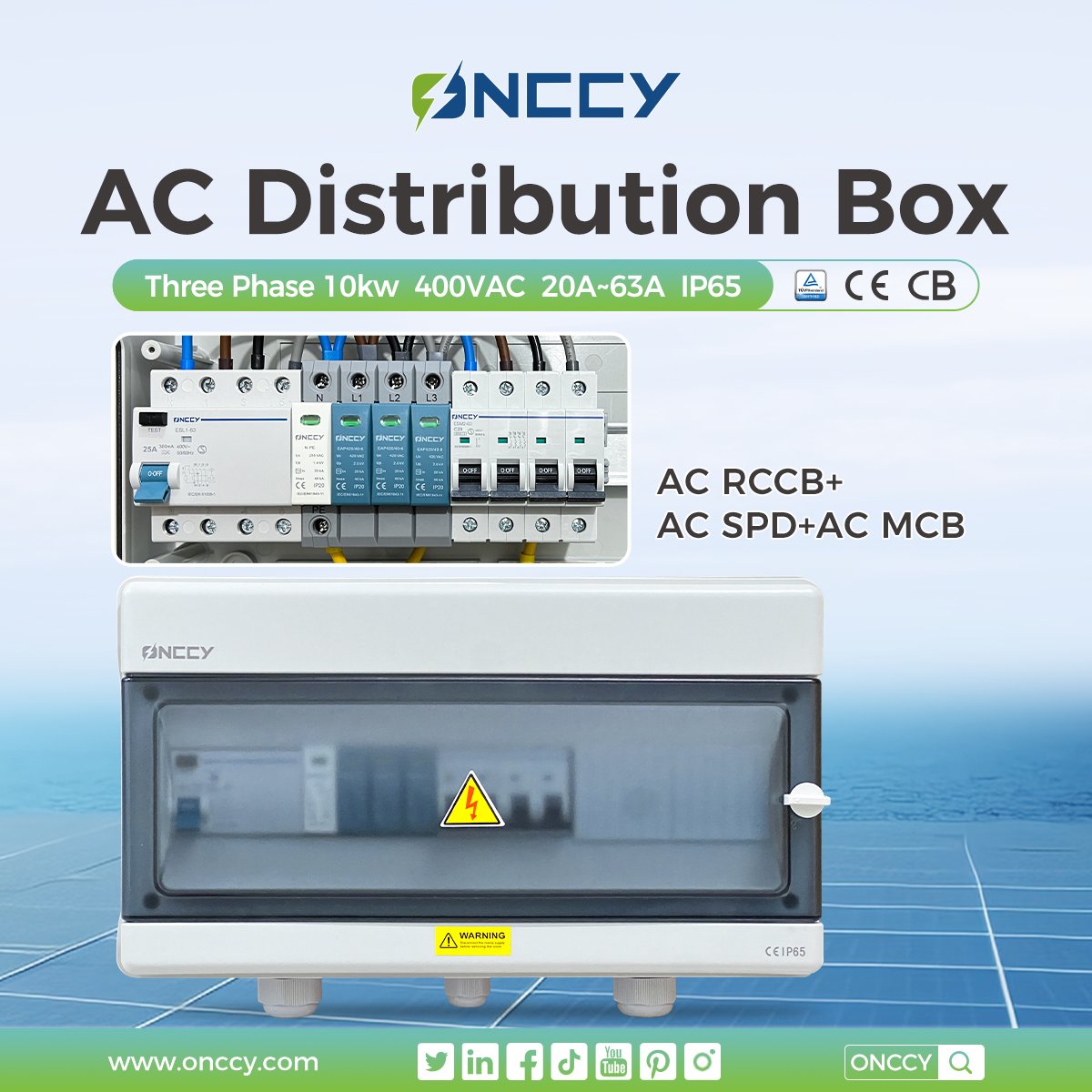 grace_aswich's tweet photo. Electrical Distribution Boxย is a centralized electrical device for installing circuit control and protection systems, primarily used to safely distribute power and manage circuits.
#PowerDistribution #CircuitBreakers #ElectricalProtection #EnergyManagement #SmartGrid #ONCCY https://t.co/sErInB3CV3