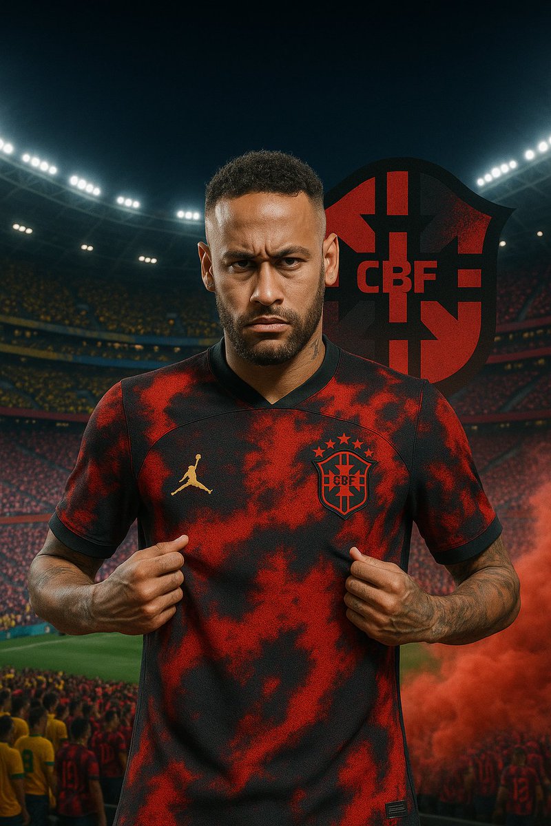 A Nova camisa 2 da Seleção Brasileira terá a cor predominante Vermelha com manchas pretas lembrando o modelo usado pelo time do PSG rosa e azul. O que você achou do que pode ser a camisa canarinho? #camisa #SelecaoBrasileira #camisabrasil #esportes #VermelhoNao #vermelho