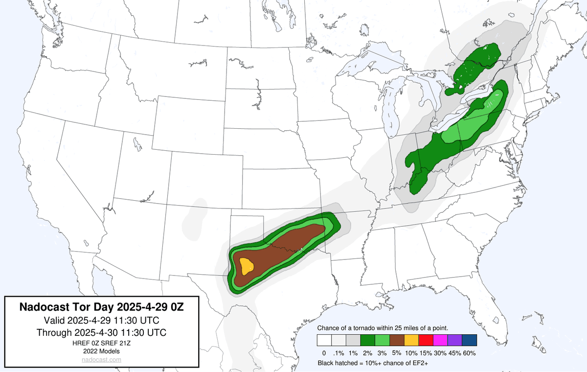 0Z Day Tornado Forecast (New New 2022 Models)