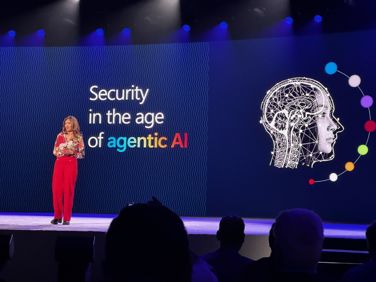 Microsoft Security (@msftsecurity) on Twitter photo We are in our #AgenticAI era โจ. Microsoft Security CVP <a href="/vasujakkal/">Vasu Jakkal</a> kicked off #RSAC with an electrifying keynote about security in the age of agentic AI. See Security Copilot in action through bite-sized insights and deep dives here โก๏ธ msft.it/6013SP9F7 We are in our #AgenticAI era โจ. Microsoft Security CVP <a href="/vasujakkal/">Vasu Jakkal</a> kicked off #RSAC with an electrifying keynote about security in the age of agentic AI. See Security Copilot in action through bite-sized insights and deep dives here โก๏ธ msft.it/6013SP9F7