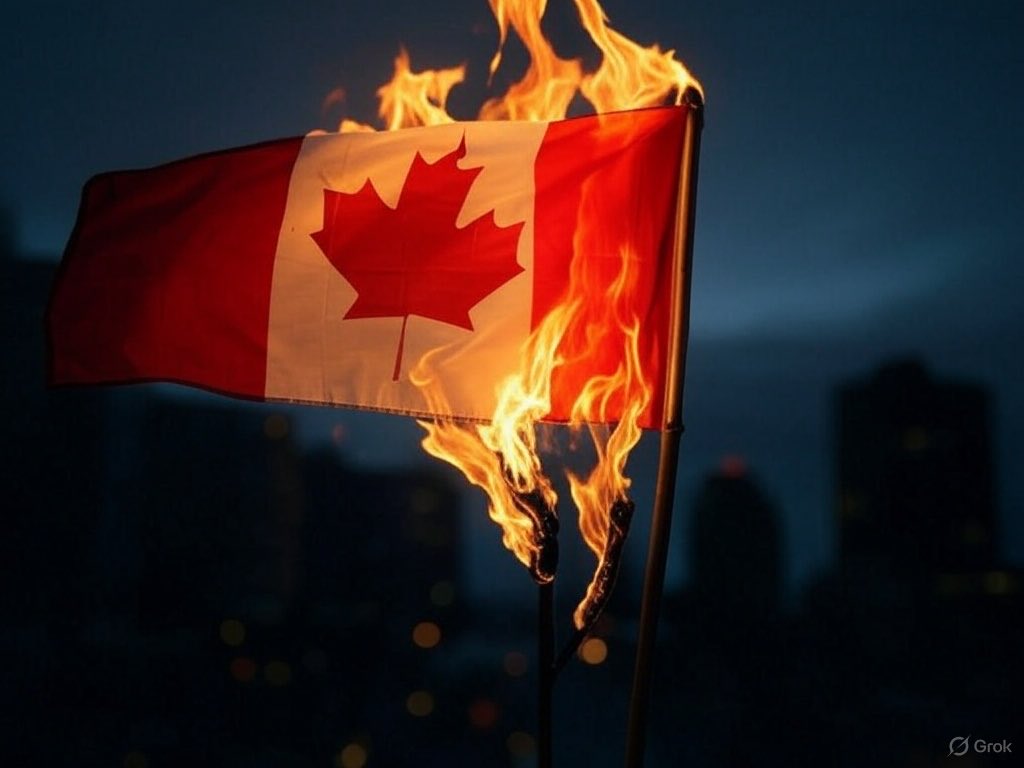 Playteaux1's tweet image. At this point, a wall needs to be built between the US and Canada. Either the election was rigged or a majority of Canadians are really that stupid.