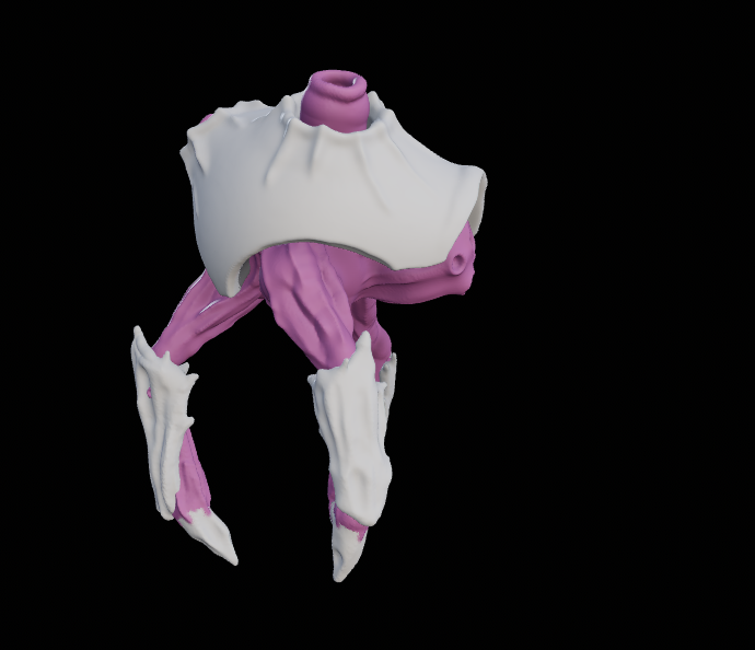 mcdroidgame's tweet photo. new creature: the mother. Shielded. The Swarm are her children. #MetaQuest #indiedev #gonarch #solodev https://t.co/w0Evp5AVe0