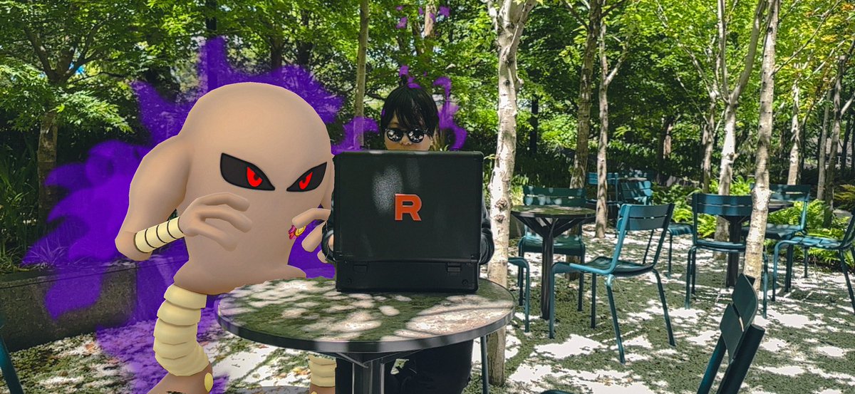 skypoke_ar's tweet photo. ロケット団エージェント
コードネーム:Kuuma
任務開始▼

model:＠kuuma_photos 
#ポケモンGO #GOsnapshot https://t.co/zZb1moiNPV
