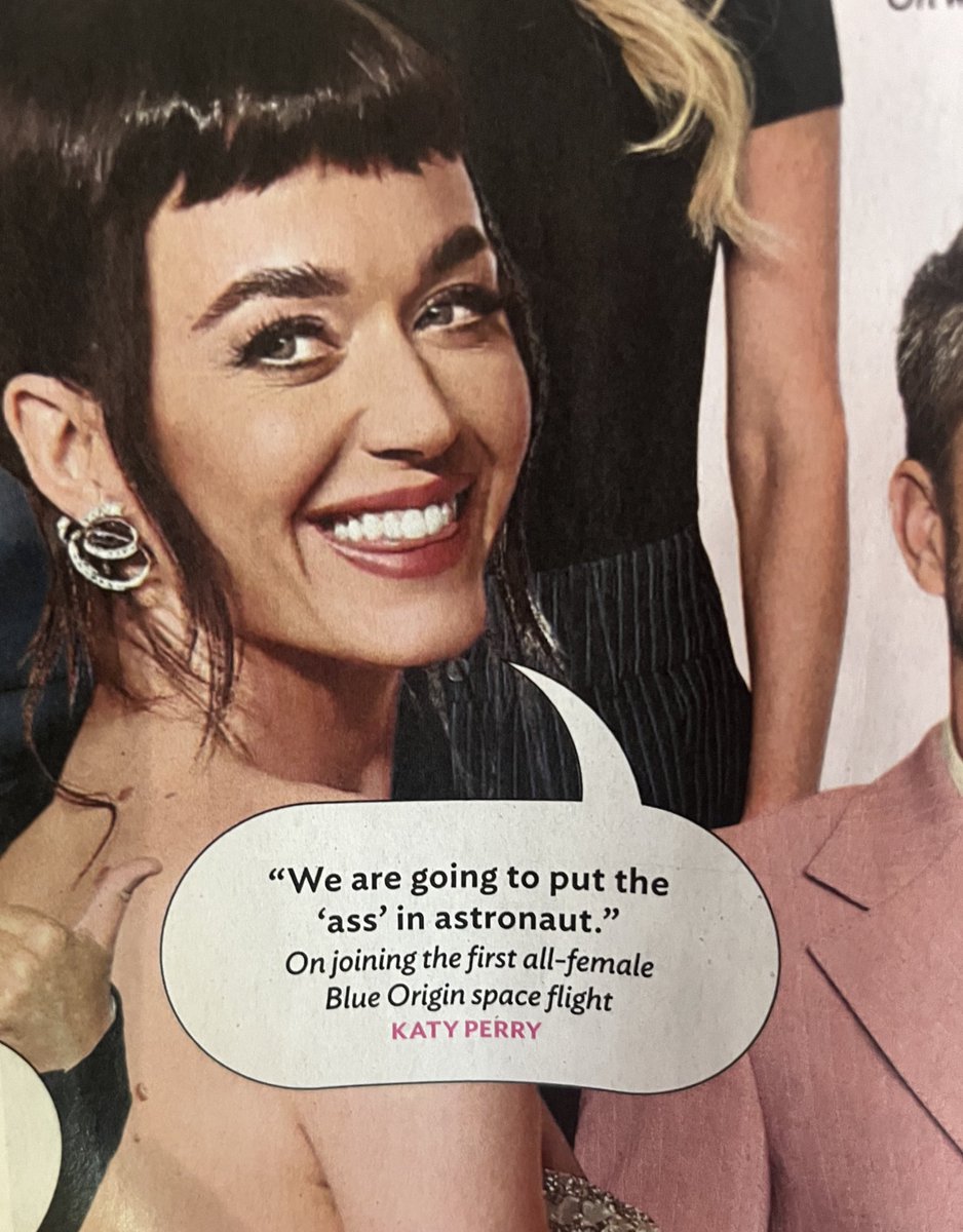 does she think men don’t have asses?