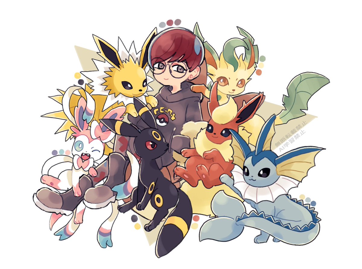 ブースター ,サンダース ,リーフィア ,ボタン(ポケモン) ,ニンフィア