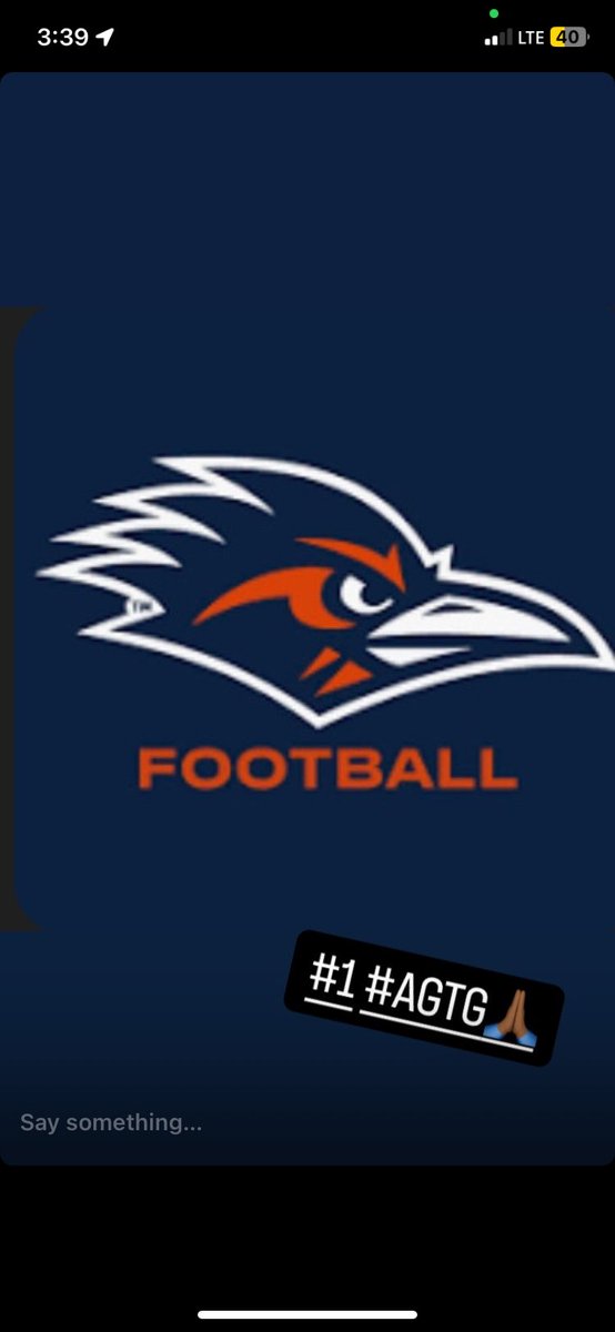 #AGTG after a great talk with <a href="/coachjordan03/">Corey Jordan</a> I am blessed to receive an offer from UTSA ✝️<a href="/Coach_Mont_/">Randal Montgomery, Ed. S.</a> <a href="/UTSA/">UT San Antonio</a>