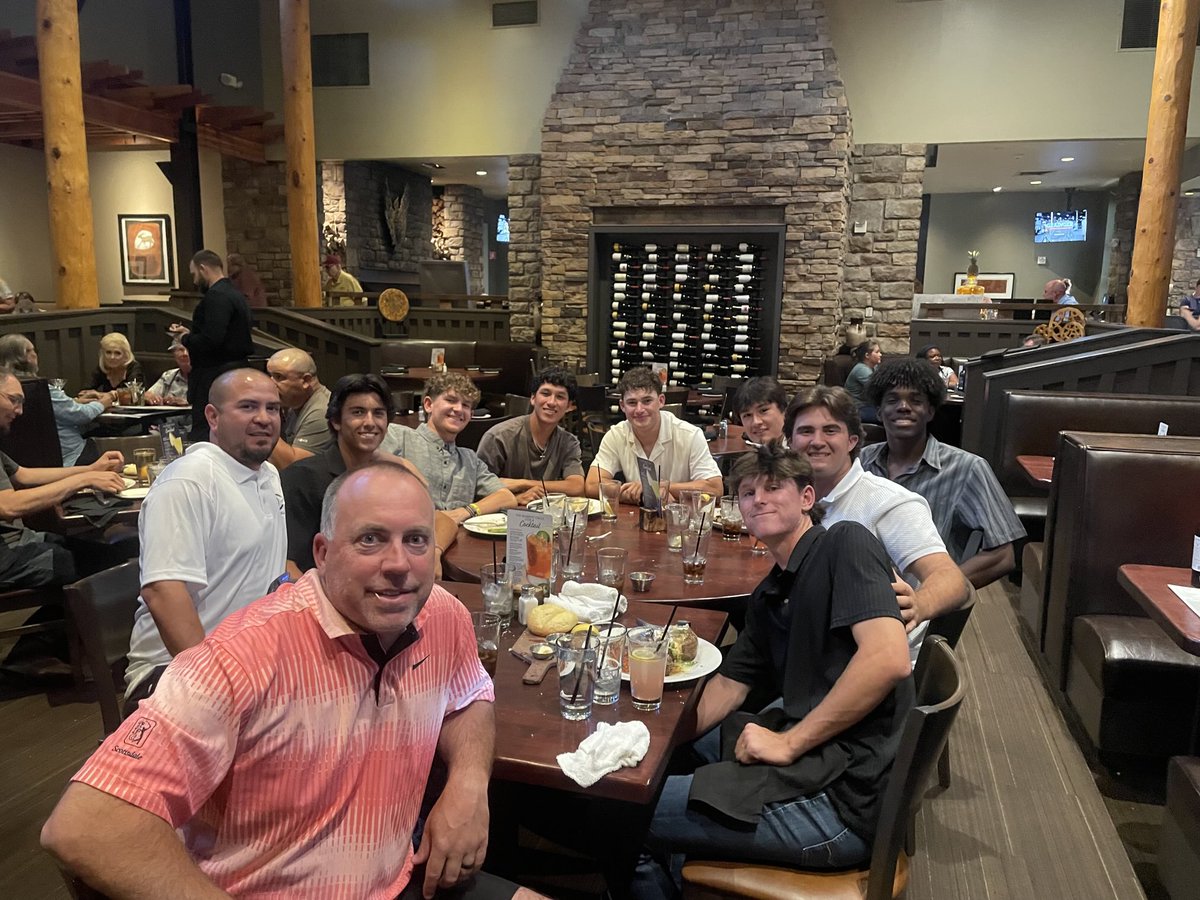 13th annual senior dinner. 8 solid young men that have played extremely hard for us and make us proud in their future endeavors.