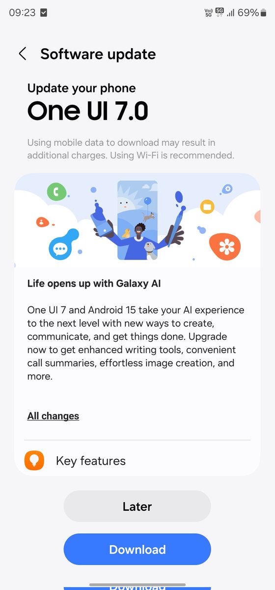 MrMuraliS's tweet image. Finally #OneUI7Update on S23U in India. 
#OneUI7 #OneUI