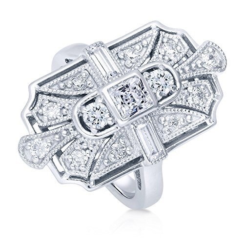 jworldtoday's tweet image. 💫 Step back in time with a touch of sparkle! 💍 Our Vintage Art Deco Milgrain Style Silver CZ Ring is the perfect blend of classic elegance and modern glam. Ready to turn heads and hearts? 💎✨ Check it out here 👉 jewelryworld.today/products/vinta… #VintageVibes #RingBling