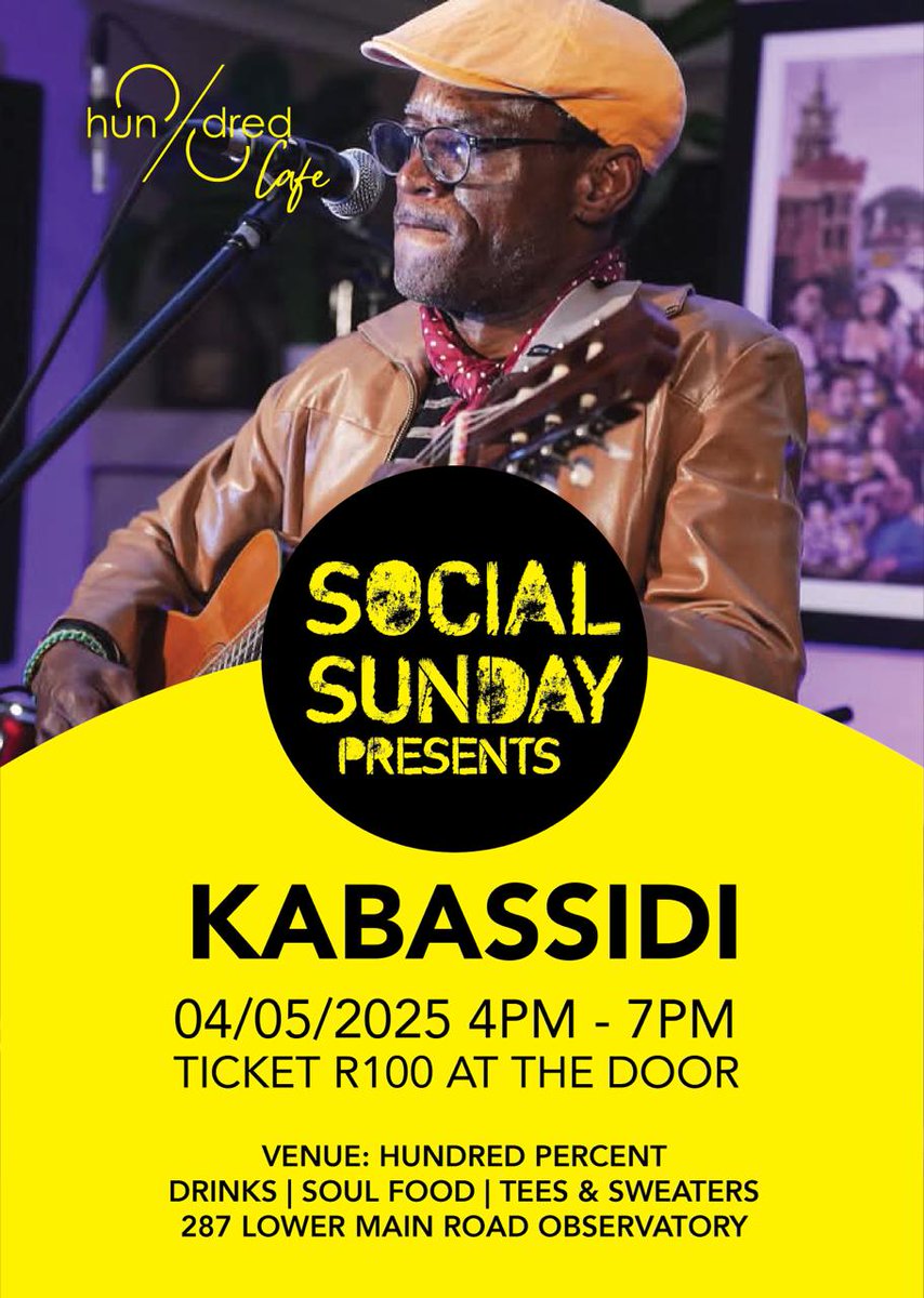 Sylvestre Kabassidi / Glody Dinga Le Duo mystic Live Sunday May 4th @ HundredPercent not be missed